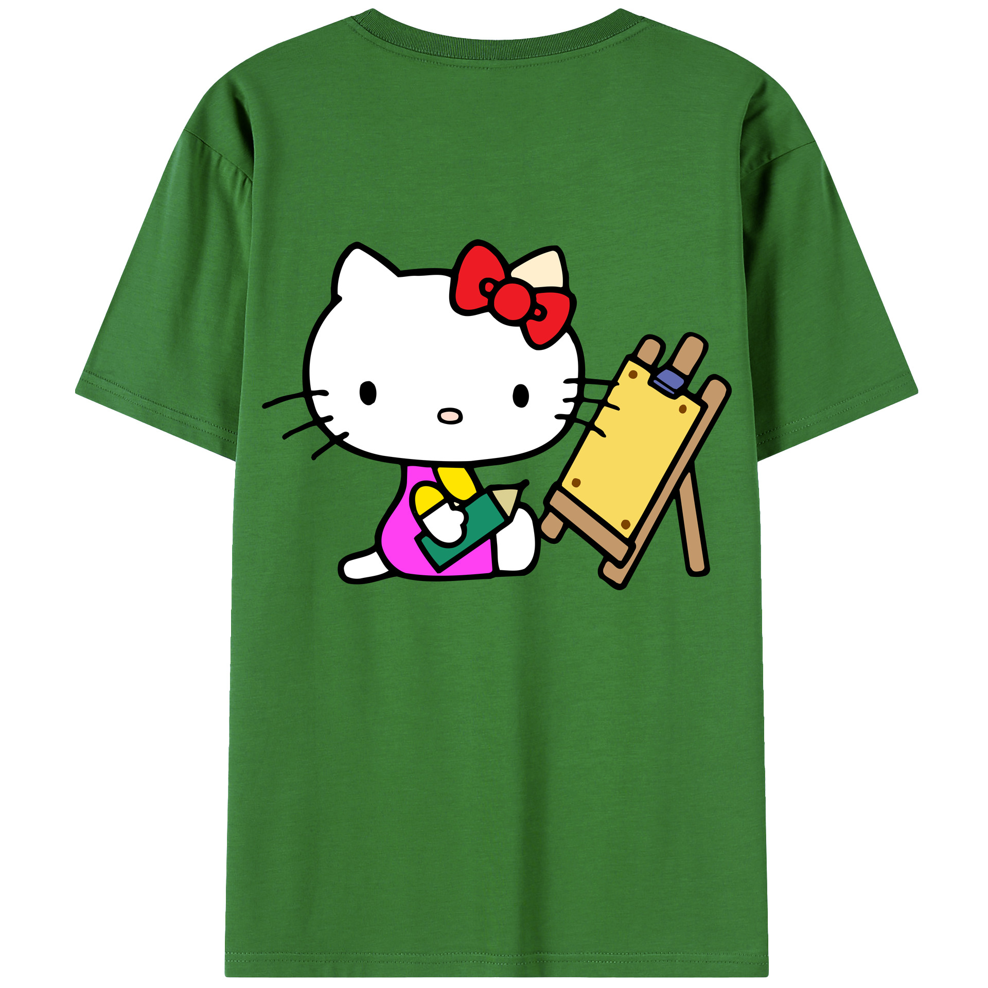 （画像用） Hello Kitty ハローキティ レディース半袖Tシャツ(バックプリント)